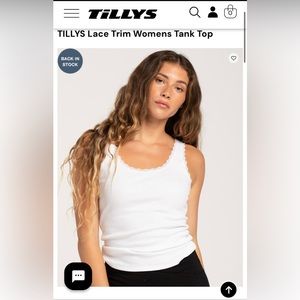 Tilly’s lace tank top